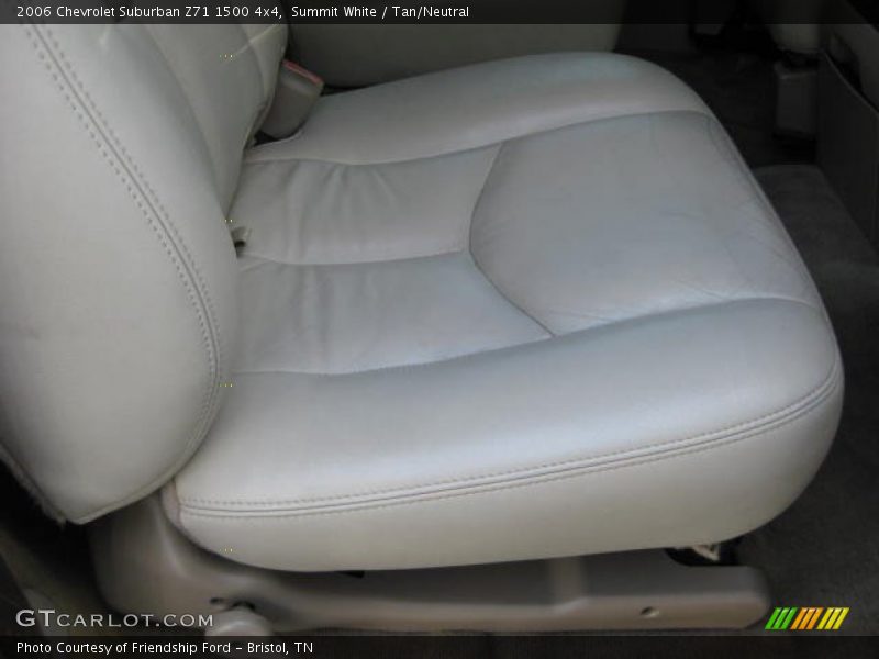 Summit White / Tan/Neutral 2006 Chevrolet Suburban Z71 1500 4x4