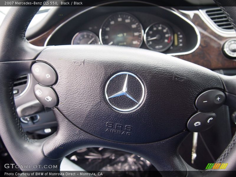 Black / Black 2007 Mercedes-Benz CLS 550