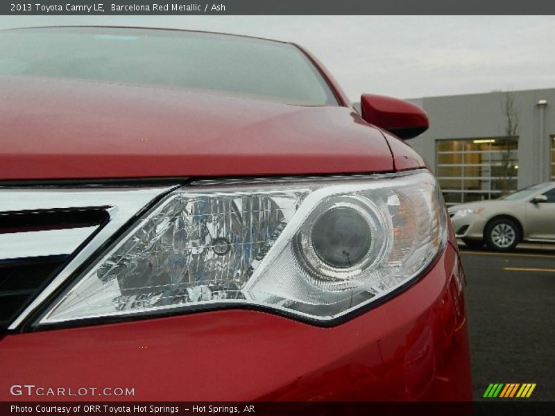 Barcelona Red Metallic / Ash 2013 Toyota Camry LE