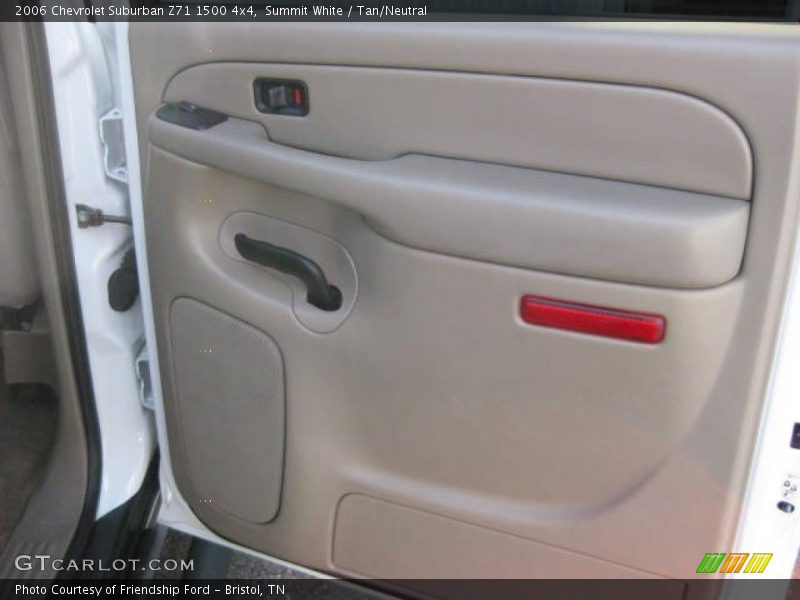 Summit White / Tan/Neutral 2006 Chevrolet Suburban Z71 1500 4x4