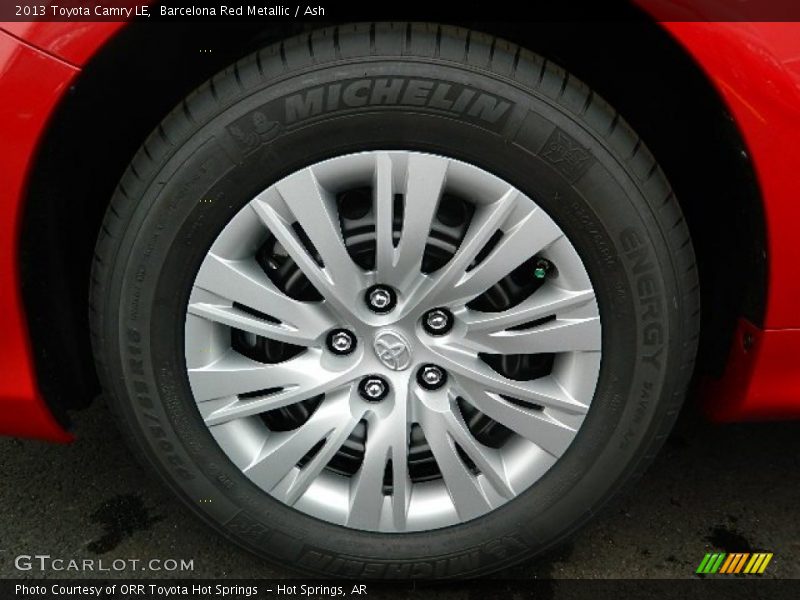 Barcelona Red Metallic / Ash 2013 Toyota Camry LE