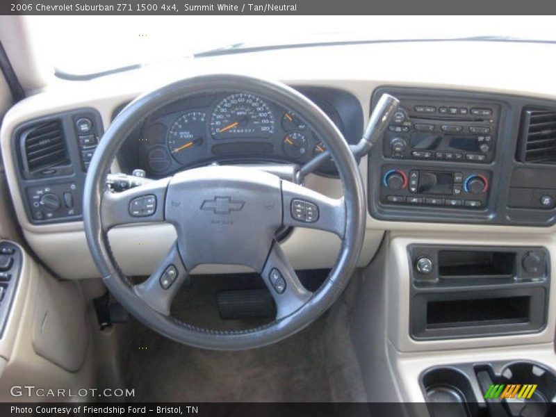 Summit White / Tan/Neutral 2006 Chevrolet Suburban Z71 1500 4x4