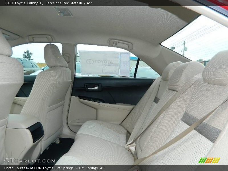 Barcelona Red Metallic / Ash 2013 Toyota Camry LE