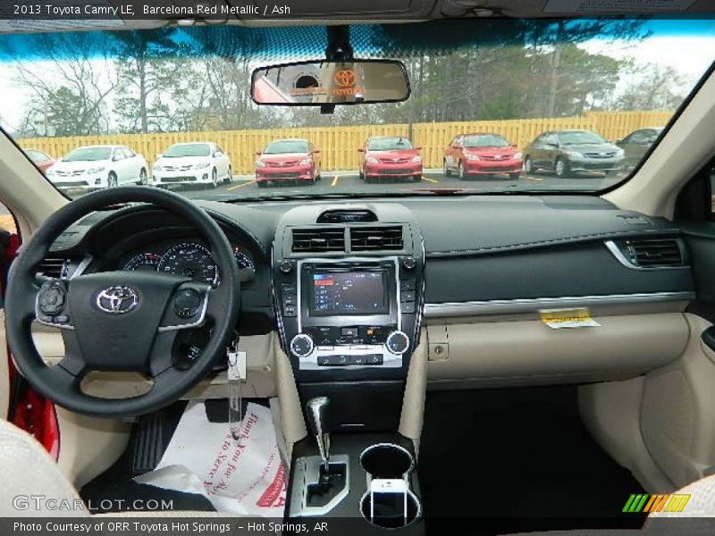 Barcelona Red Metallic / Ash 2013 Toyota Camry LE