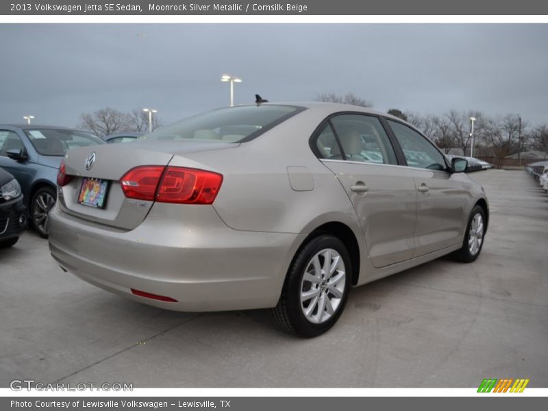 Moonrock Silver Metallic / Cornsilk Beige 2013 Volkswagen Jetta SE Sedan