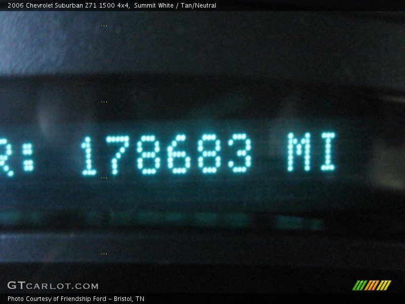 Summit White / Tan/Neutral 2006 Chevrolet Suburban Z71 1500 4x4