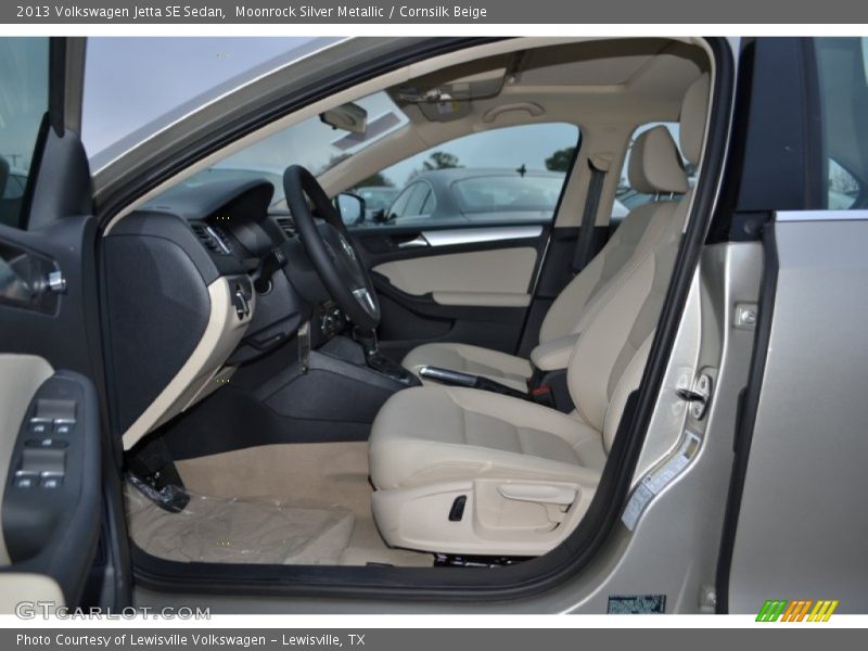 Moonrock Silver Metallic / Cornsilk Beige 2013 Volkswagen Jetta SE Sedan