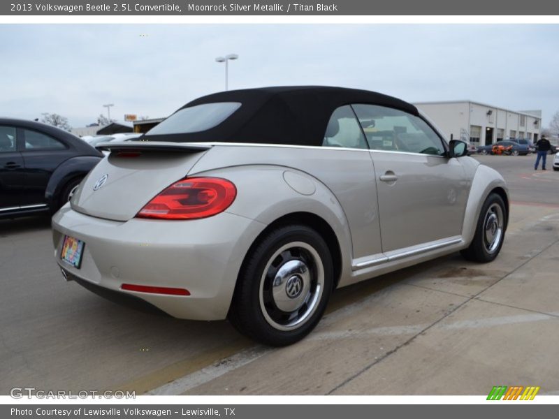 Moonrock Silver Metallic / Titan Black 2013 Volkswagen Beetle 2.5L Convertible