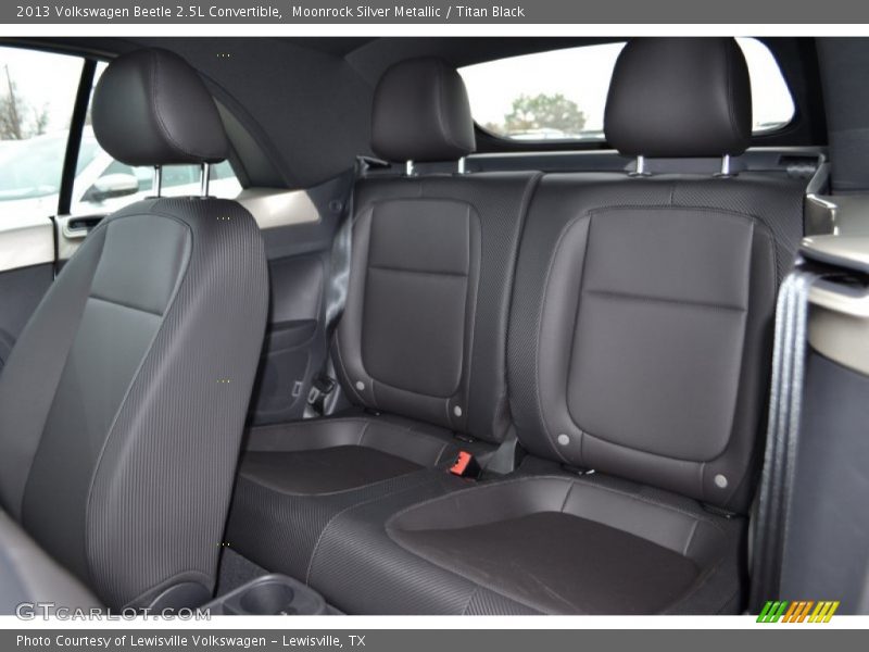 Rear Seat of 2013 Beetle 2.5L Convertible