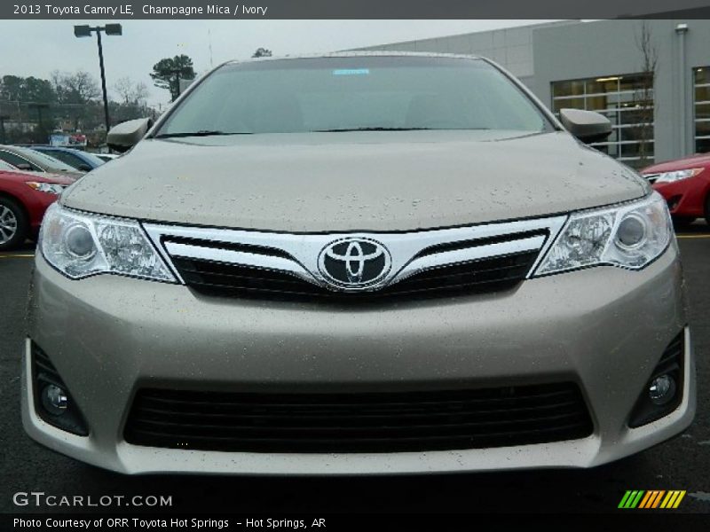 Champagne Mica / Ivory 2013 Toyota Camry LE