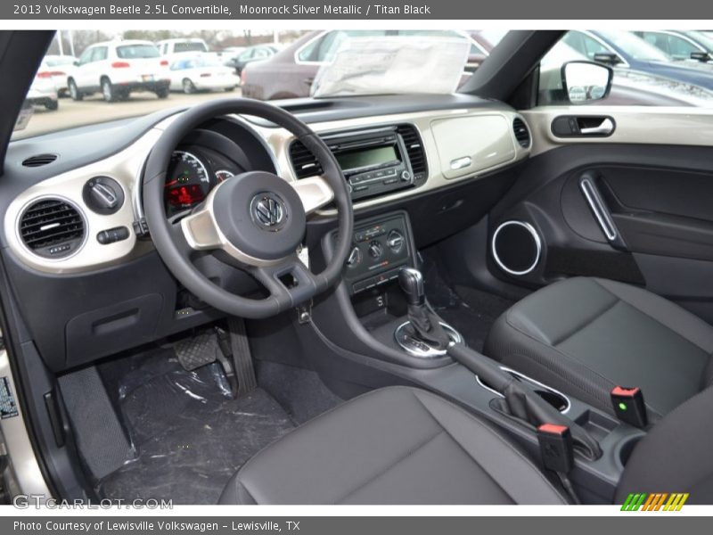 Titan Black Interior - 2013 Beetle 2.5L Convertible 