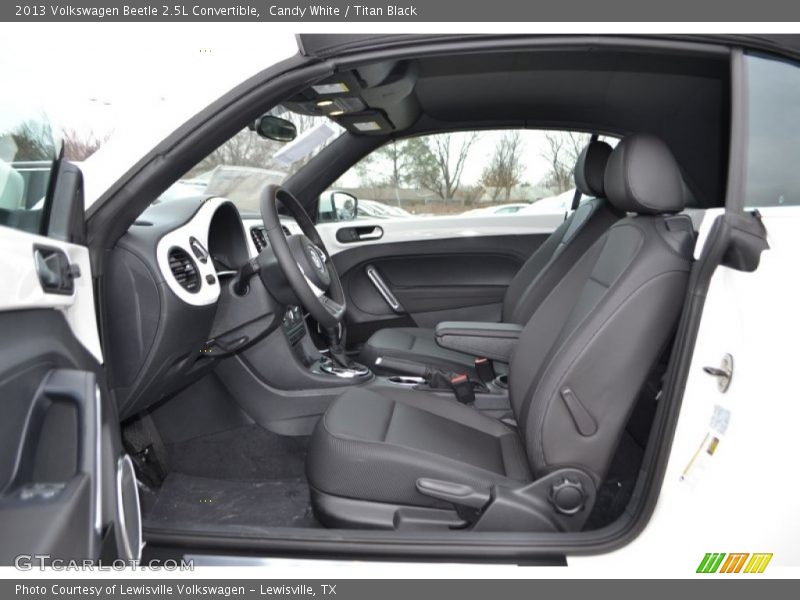 2013 Beetle 2.5L Convertible Titan Black Interior