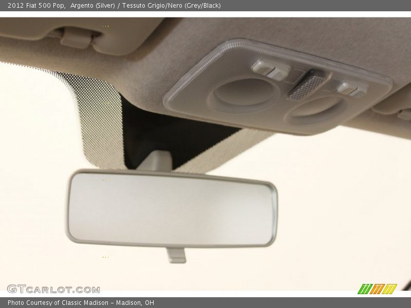 Argento (Silver) / Tessuto Grigio/Nero (Grey/Black) 2012 Fiat 500 Pop