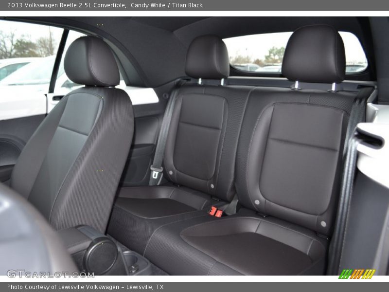 Rear Seat of 2013 Beetle 2.5L Convertible