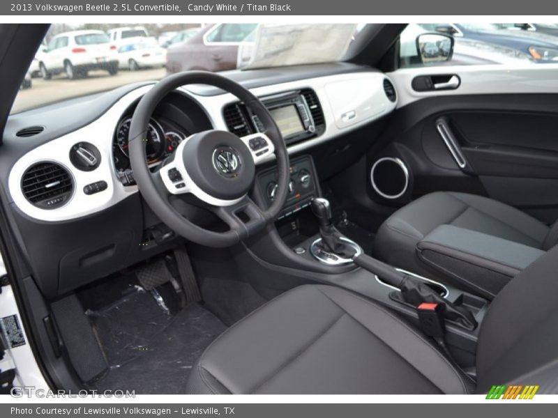 Titan Black Interior - 2013 Beetle 2.5L Convertible 