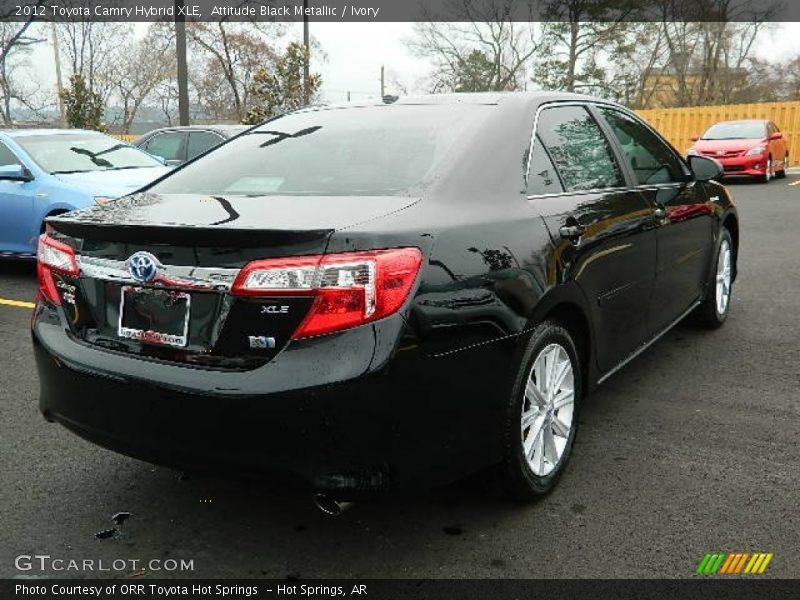 Attitude Black Metallic / Ivory 2012 Toyota Camry Hybrid XLE