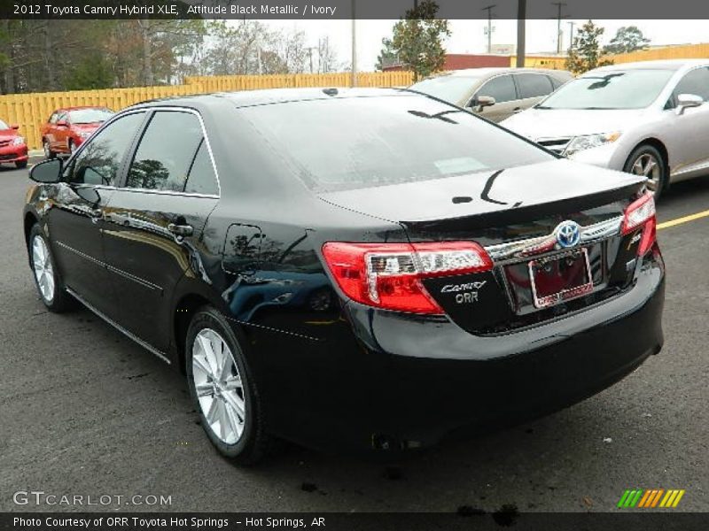 Attitude Black Metallic / Ivory 2012 Toyota Camry Hybrid XLE