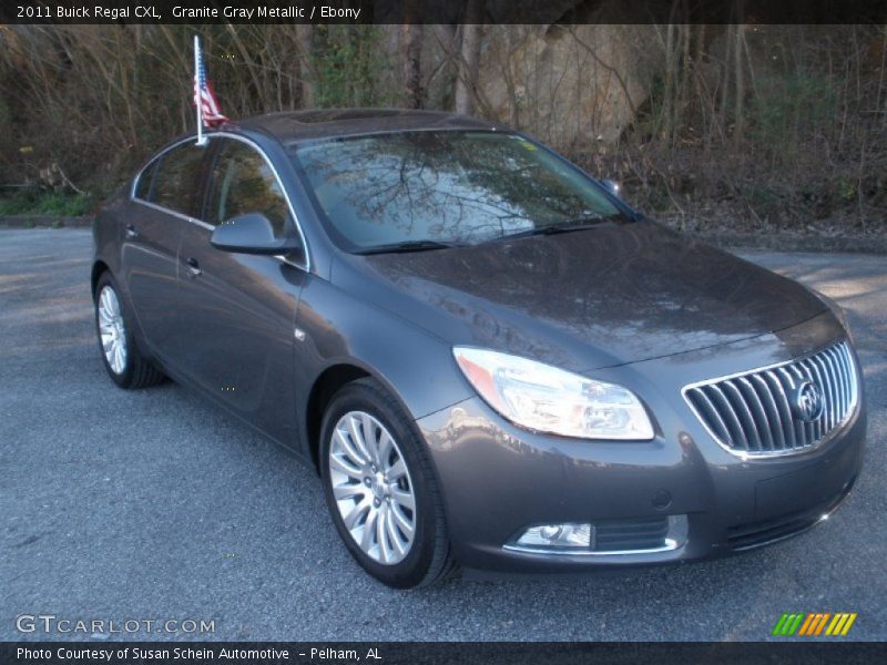 Granite Gray Metallic / Ebony 2011 Buick Regal CXL