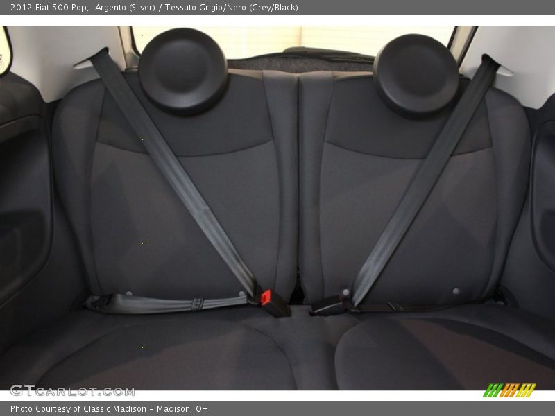 Argento (Silver) / Tessuto Grigio/Nero (Grey/Black) 2012 Fiat 500 Pop