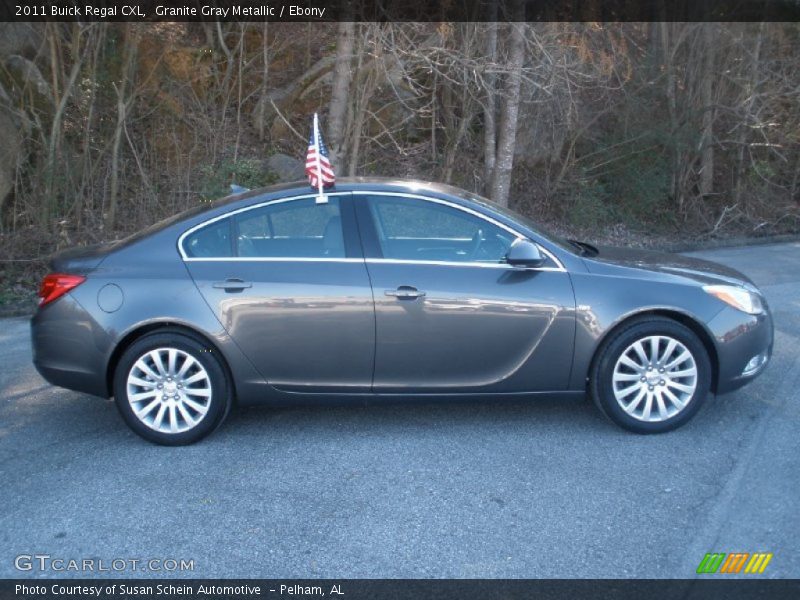 Granite Gray Metallic / Ebony 2011 Buick Regal CXL