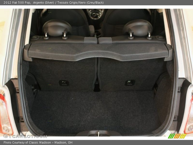 Argento (Silver) / Tessuto Grigio/Nero (Grey/Black) 2012 Fiat 500 Pop