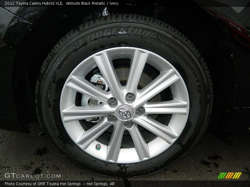 Attitude Black Metallic / Ivory 2012 Toyota Camry Hybrid XLE