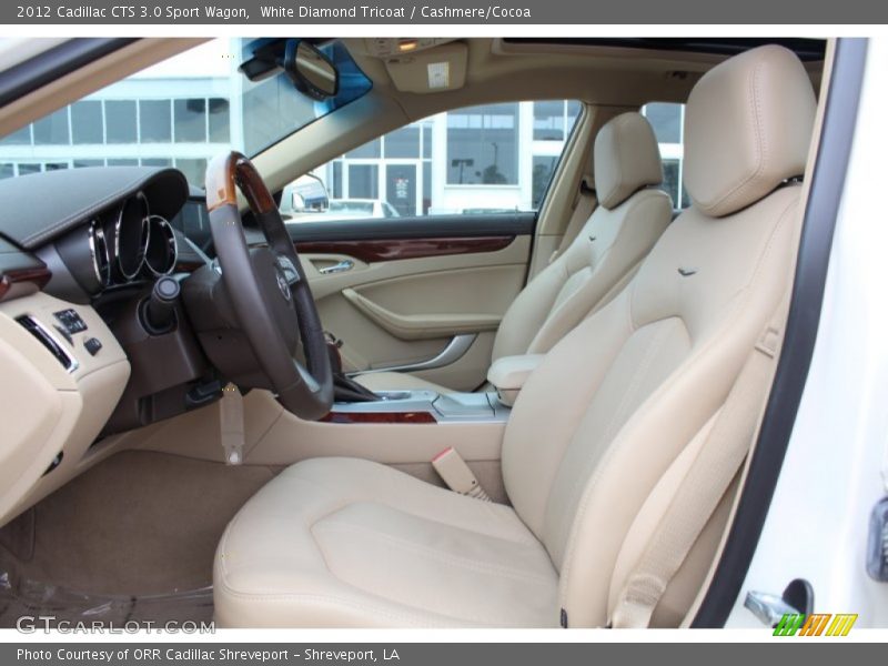 Front Seat of 2012 CTS 3.0 Sport Wagon
