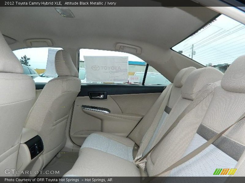 Attitude Black Metallic / Ivory 2012 Toyota Camry Hybrid XLE