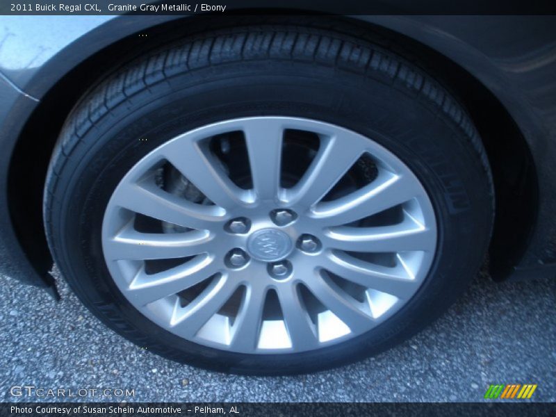 Granite Gray Metallic / Ebony 2011 Buick Regal CXL