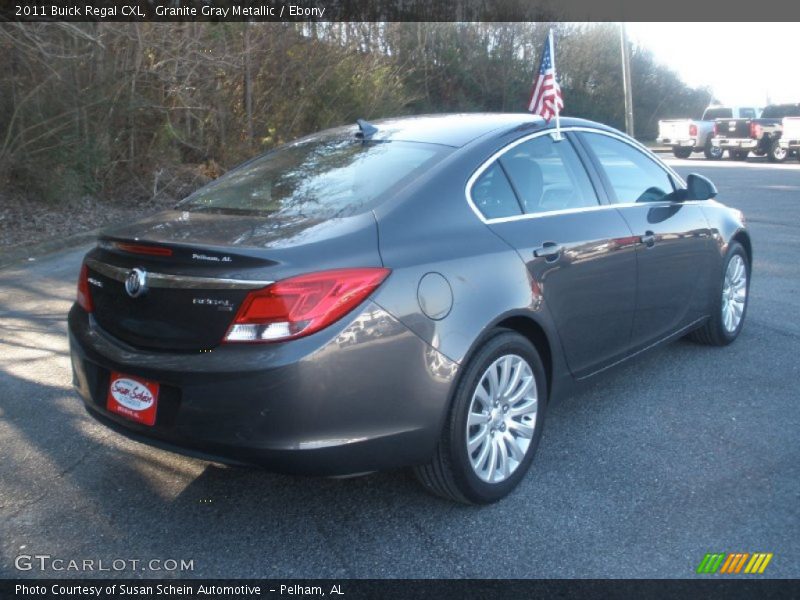 Granite Gray Metallic / Ebony 2011 Buick Regal CXL