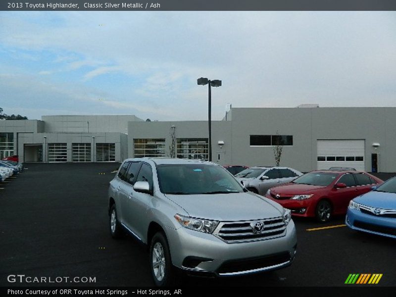 Classic Silver Metallic / Ash 2013 Toyota Highlander