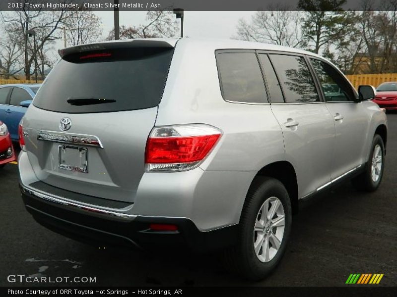 Classic Silver Metallic / Ash 2013 Toyota Highlander