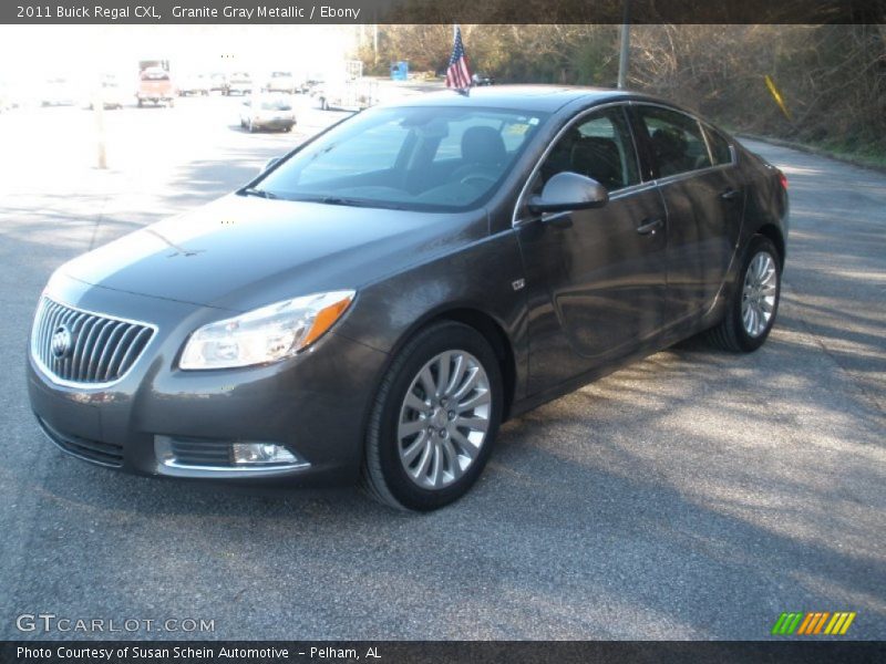 Granite Gray Metallic / Ebony 2011 Buick Regal CXL