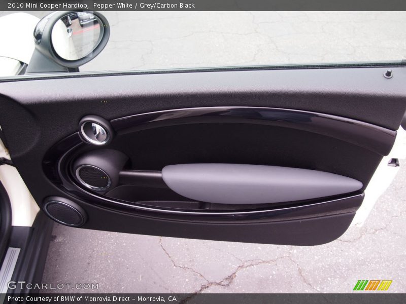 Pepper White / Grey/Carbon Black 2010 Mini Cooper Hardtop