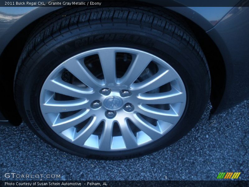 Granite Gray Metallic / Ebony 2011 Buick Regal CXL