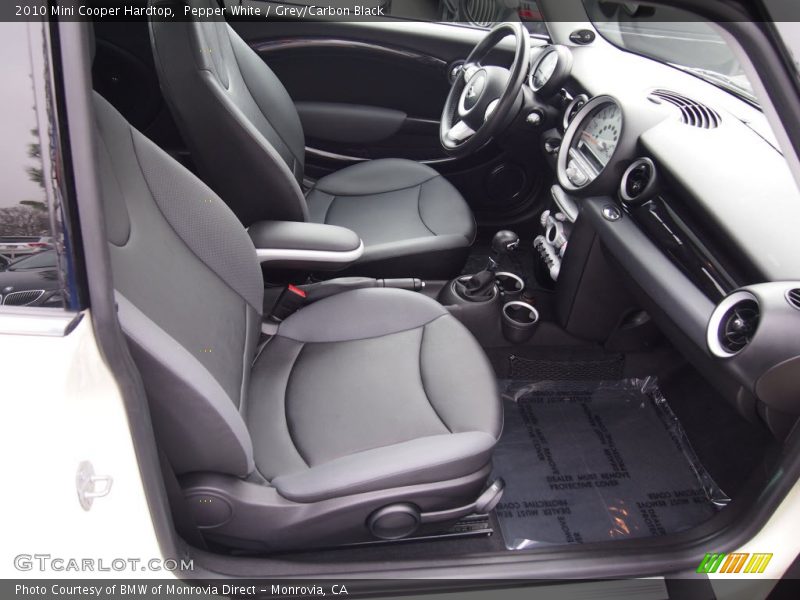 Pepper White / Grey/Carbon Black 2010 Mini Cooper Hardtop
