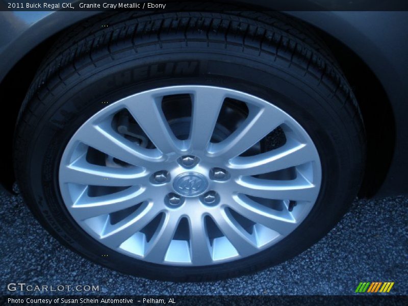 Granite Gray Metallic / Ebony 2011 Buick Regal CXL