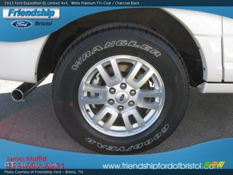 White Platinum Tri-Coat / Charcoal Black 2013 Ford Expedition EL Limited 4x4