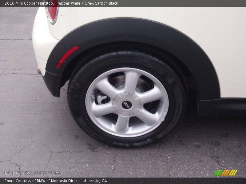 Pepper White / Grey/Carbon Black 2010 Mini Cooper Hardtop