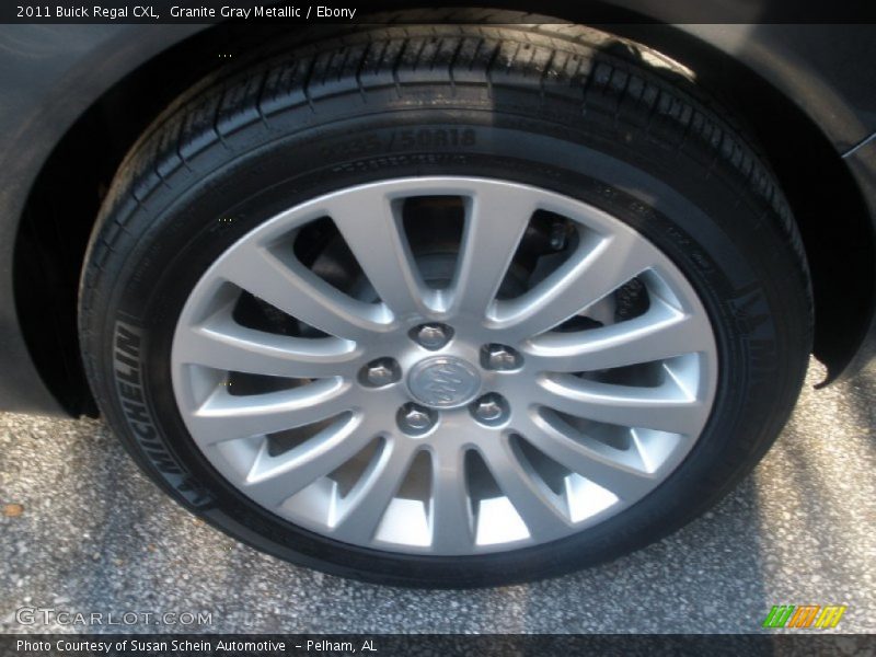 Granite Gray Metallic / Ebony 2011 Buick Regal CXL