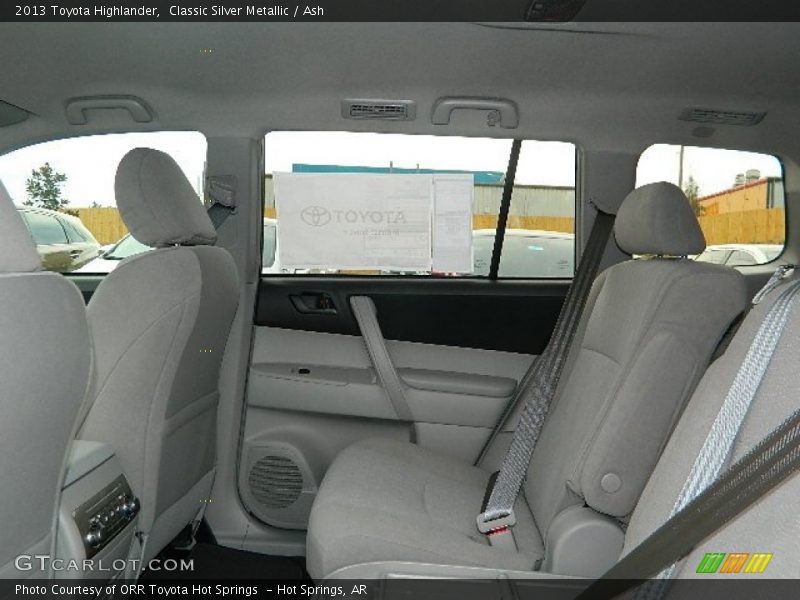 Classic Silver Metallic / Ash 2013 Toyota Highlander