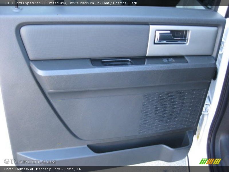 White Platinum Tri-Coat / Charcoal Black 2013 Ford Expedition EL Limited 4x4