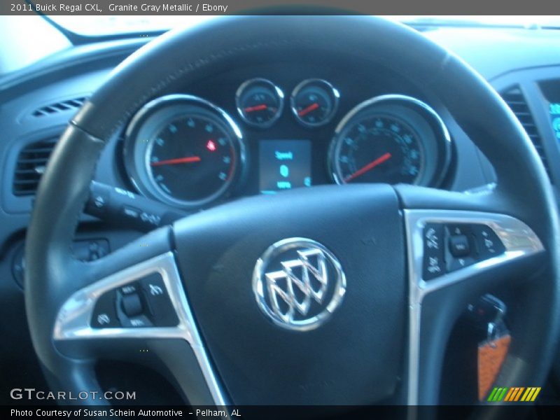 Granite Gray Metallic / Ebony 2011 Buick Regal CXL