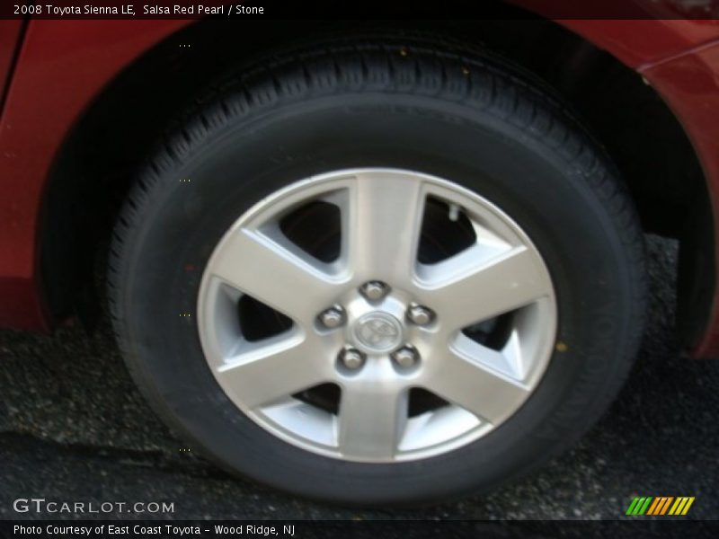 Salsa Red Pearl / Stone 2008 Toyota Sienna LE