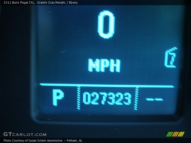 Granite Gray Metallic / Ebony 2011 Buick Regal CXL