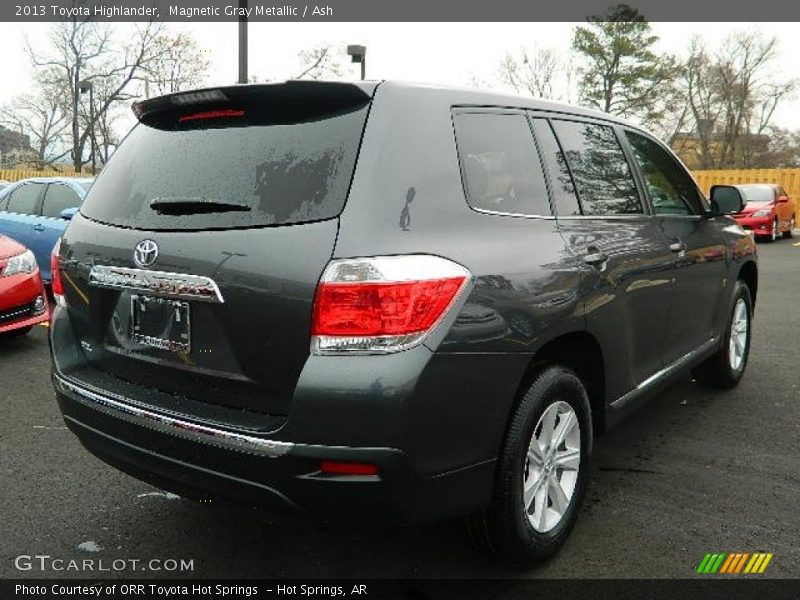 Magnetic Gray Metallic / Ash 2013 Toyota Highlander