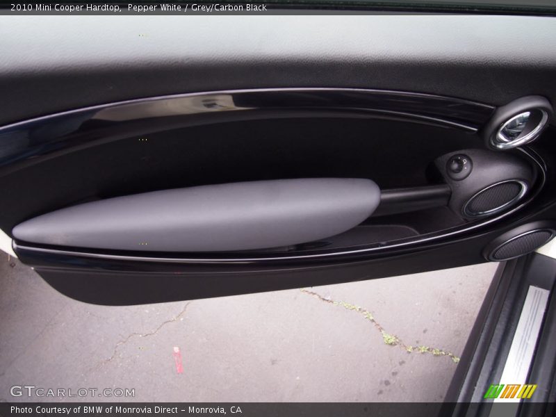 Pepper White / Grey/Carbon Black 2010 Mini Cooper Hardtop