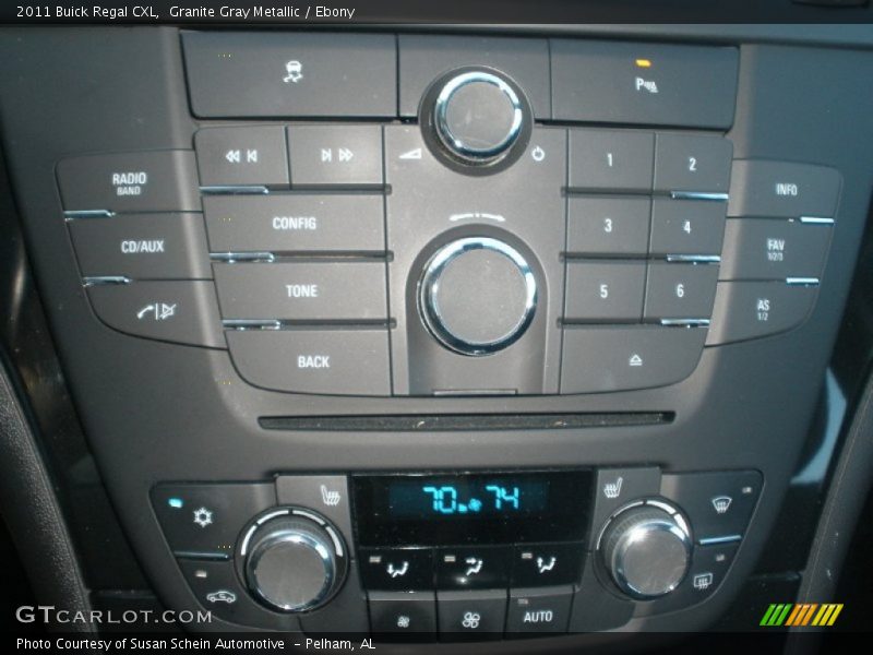 Granite Gray Metallic / Ebony 2011 Buick Regal CXL