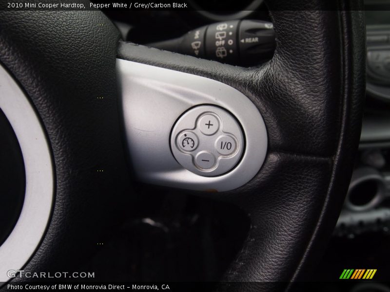 Pepper White / Grey/Carbon Black 2010 Mini Cooper Hardtop