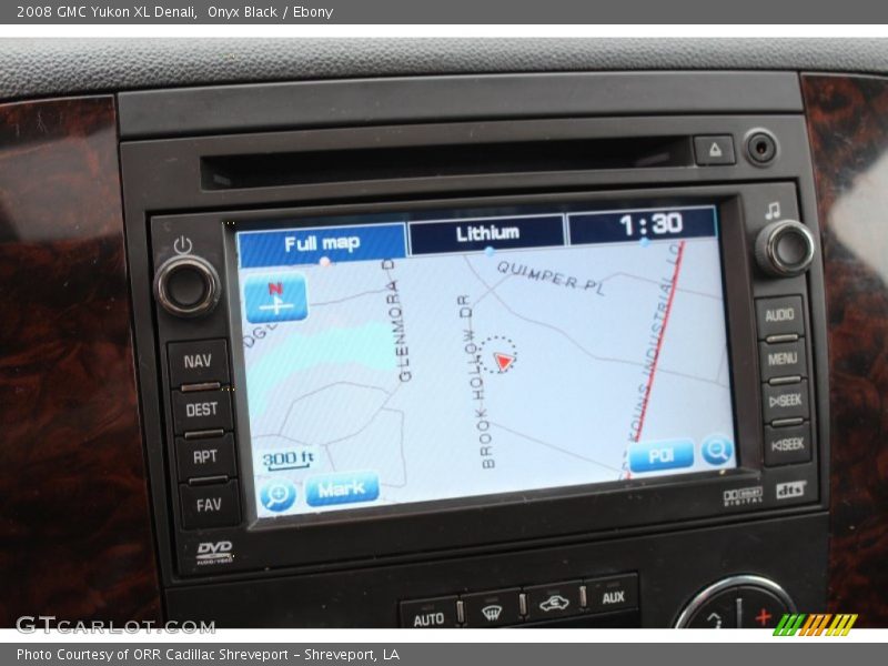 Navigation of 2008 Yukon XL Denali